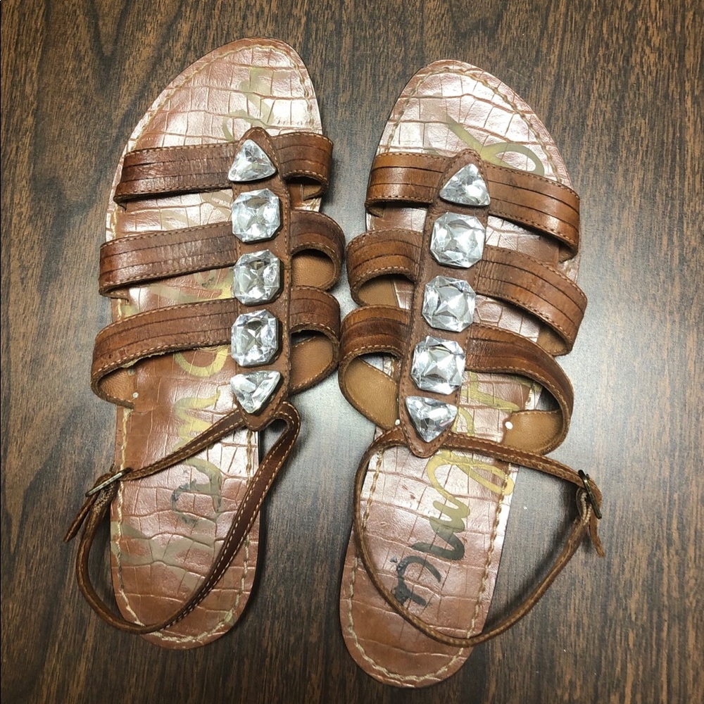 Sam Edelman Rhinestone Sandals Size 9.5